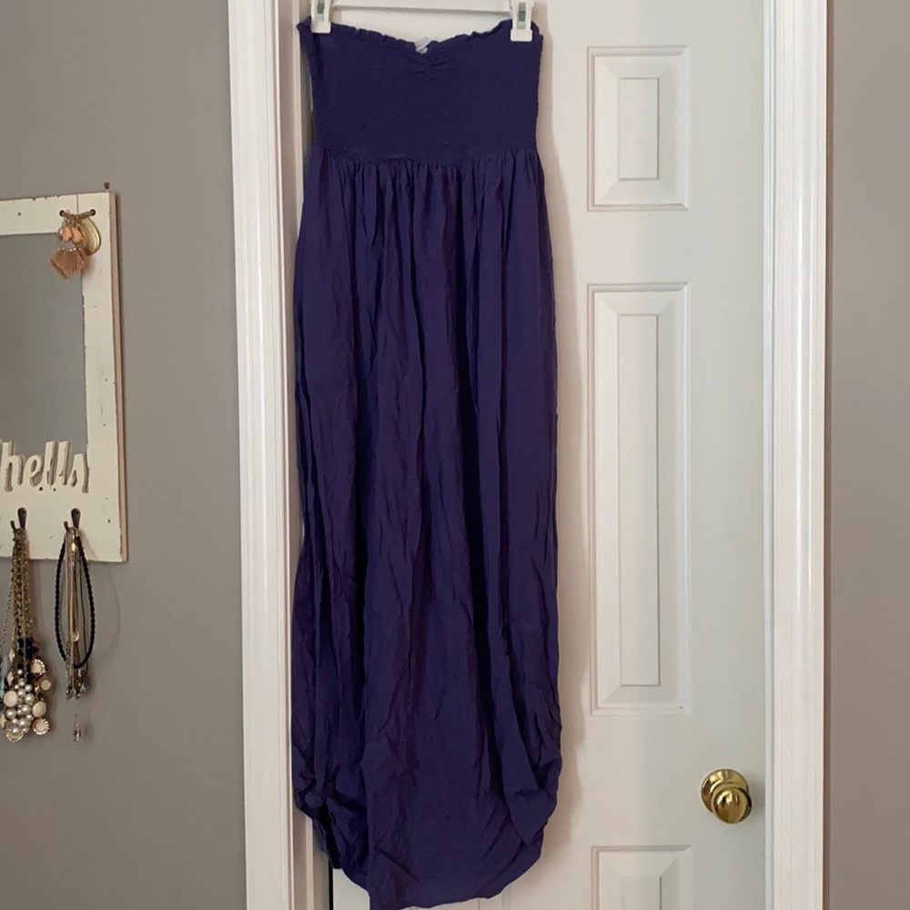 Purple maxi dress